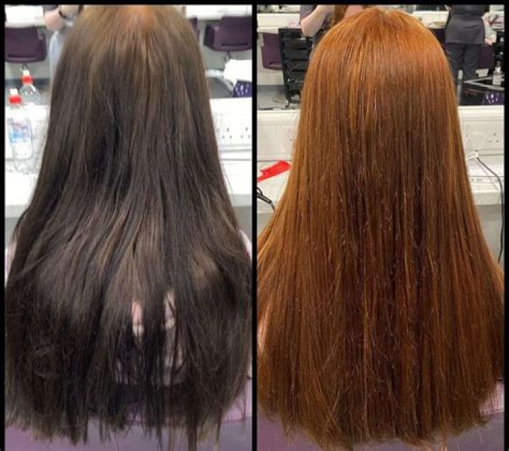 How can I lighten my red brown hair naturally?