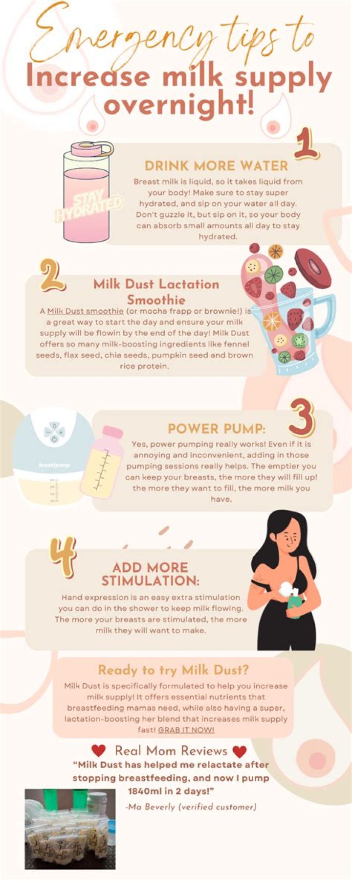 How can increase mother milk?