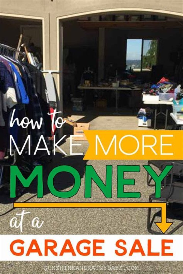 How do garage sales make money?