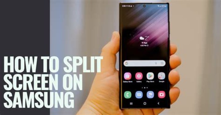 How do I activate split screen on Samsung?