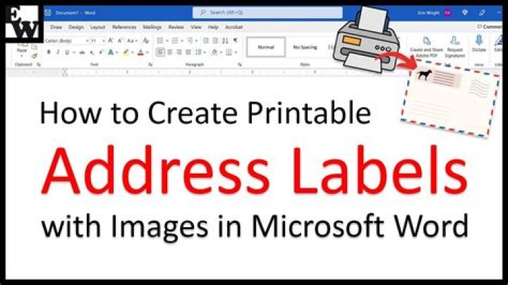 How do I add clip art to address labels?