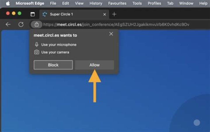 How do I allow blocked content in edge?