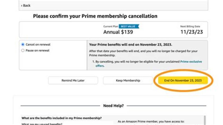 How do I cancel Amazon Prime and get money back?