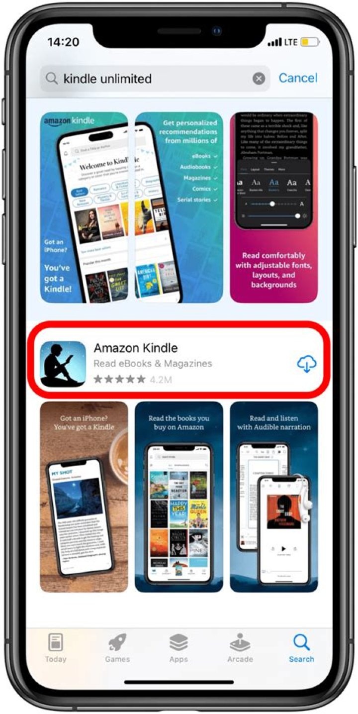 How do I cancel Kindle Unlimited on my iPHONE?