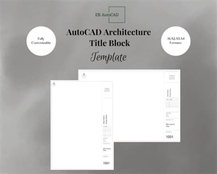 How do I change a title block in AutoCAD?