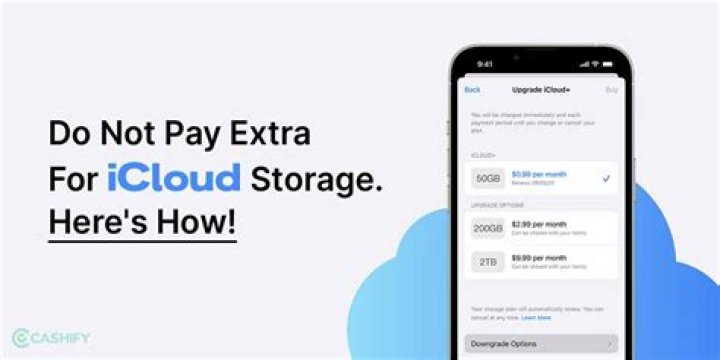 How do I change payment for iCloud storage?