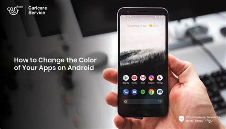 How do I change the background on my Android phone?