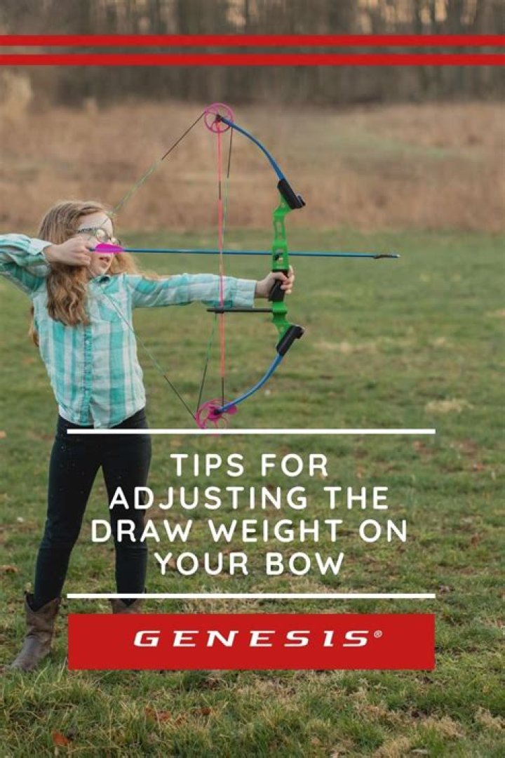 How do I change the draw weight on my bow?