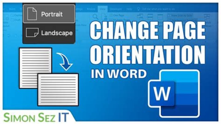 How do I change the orientation of a PDF document?