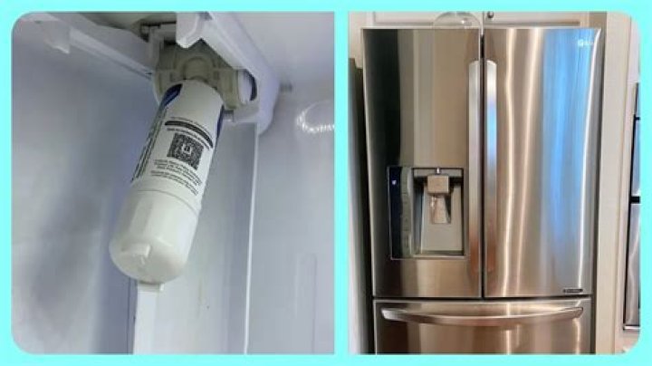 How do I change the water filter in my LG refrigerator?
