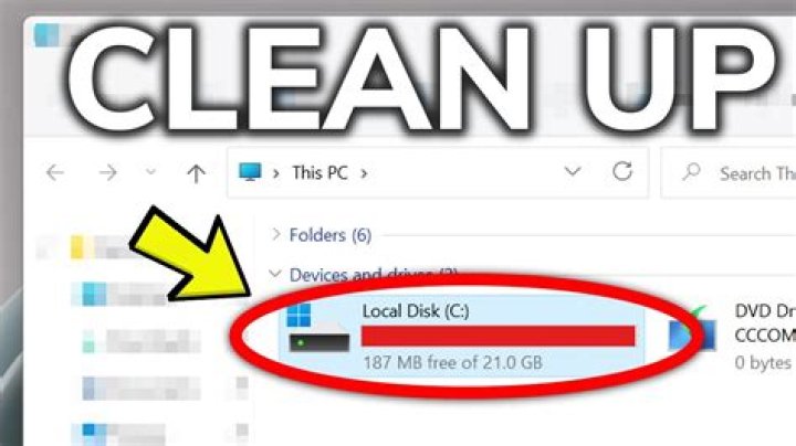 How do I clear up disk space?