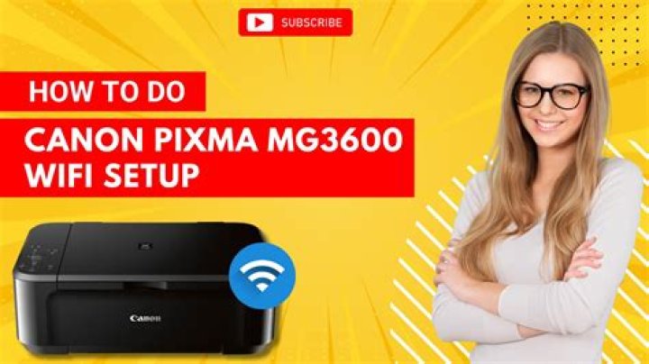 How do I connect my Canon mg3600 to WIFI?