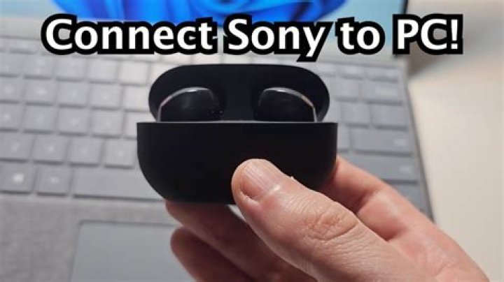 How do I connect my Sony Vaio wireless keyboard?