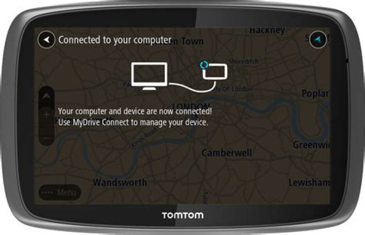 How do I connect my TomTom GPS to my computer?