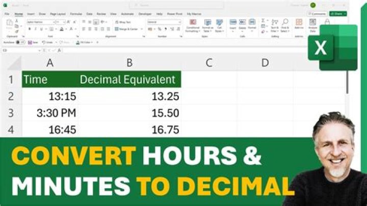 How do I convert date and time to decimal in Excel?