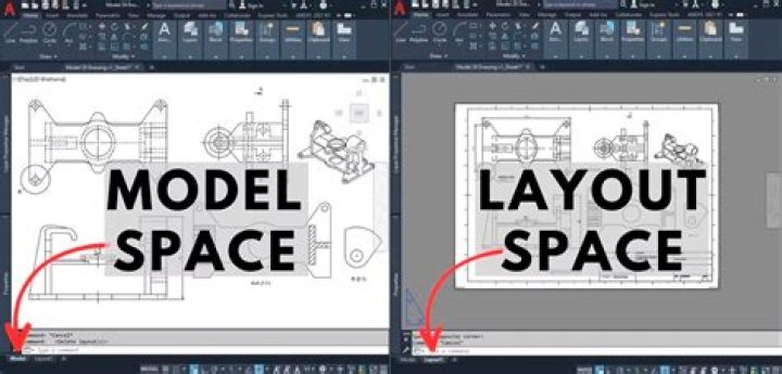 How do I create a model layout in AutoCAD?