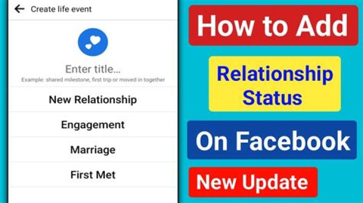 How do I customize my relationship status on Facebook?