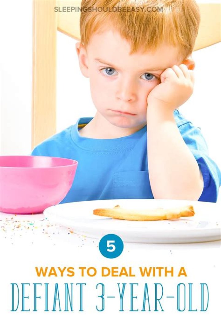 How do I deal with a defiant 3 year old?
