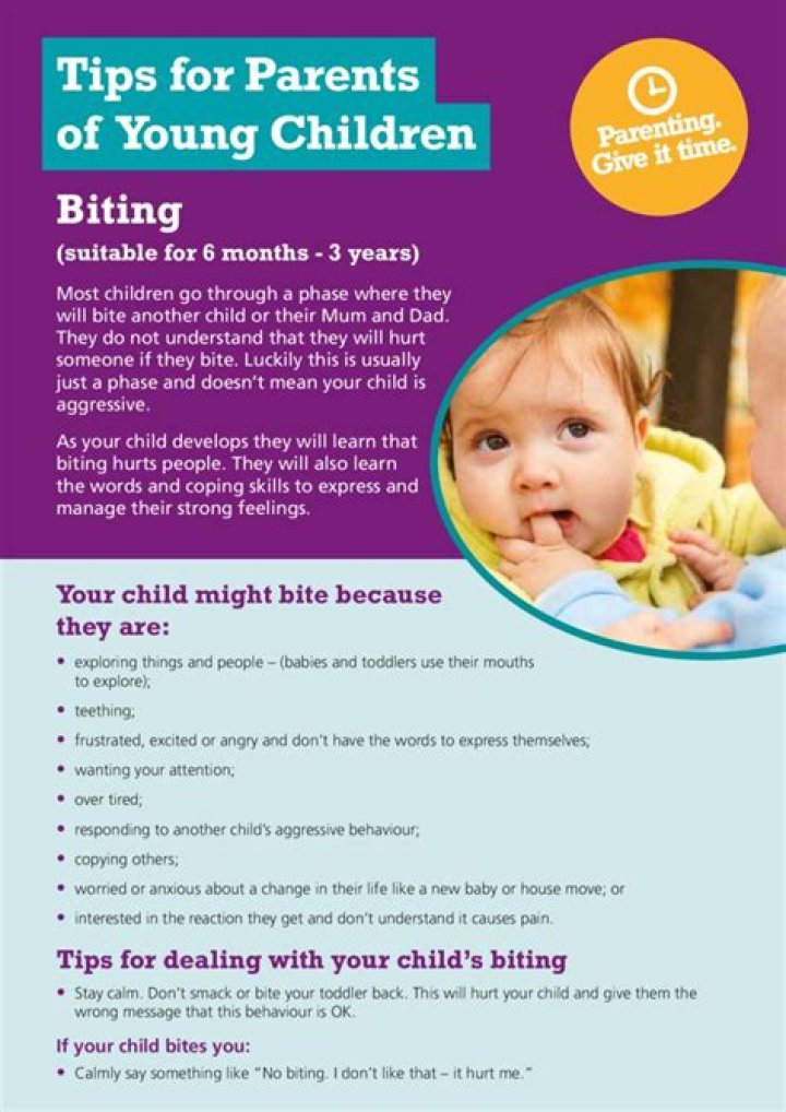 How do I deal with my child biting at daycare?