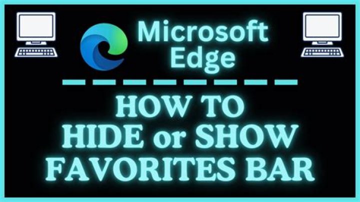 How do I edit favorites in edge?