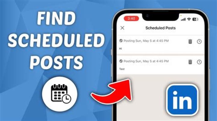 How do I find scheduled posts in Facebook group?