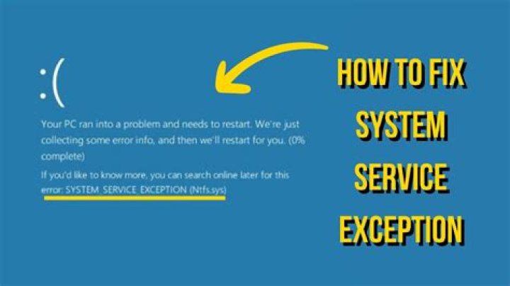 How do I fix system service exception Windows 7?