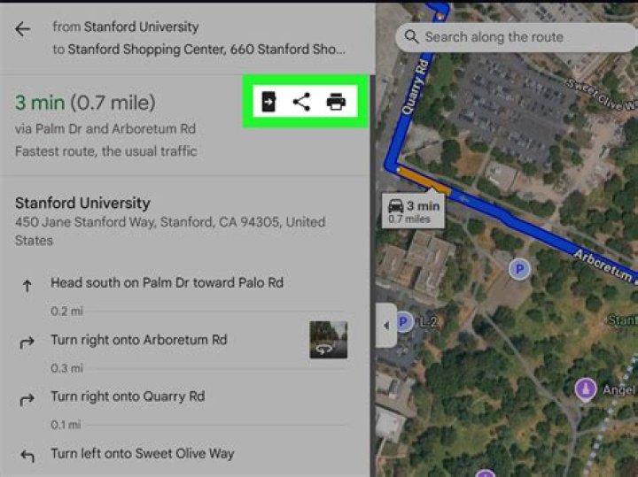 How do I get Google maps to show all routes?