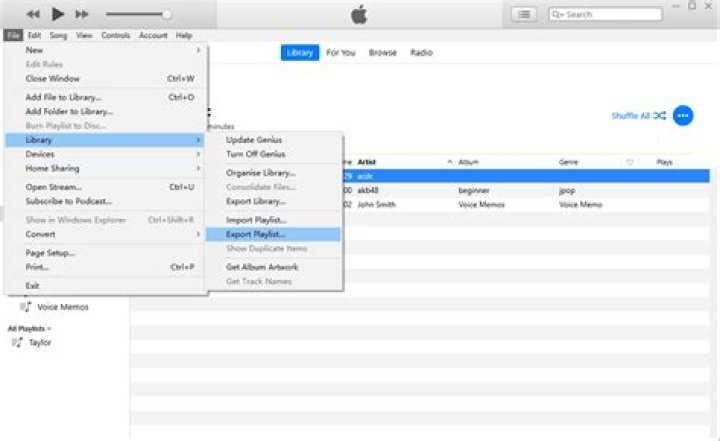 How do I get playlist from iPhone to iTunes?