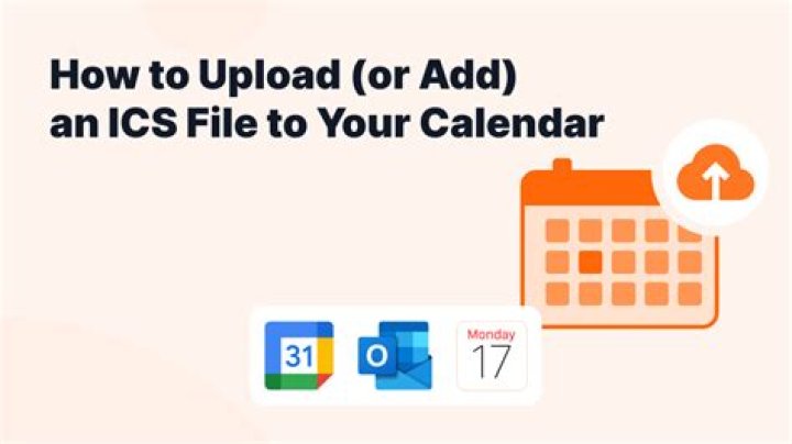 How do I import an ICS file into my iPhone calendar?