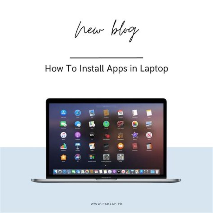 How do I install mobile apps on my laptop?