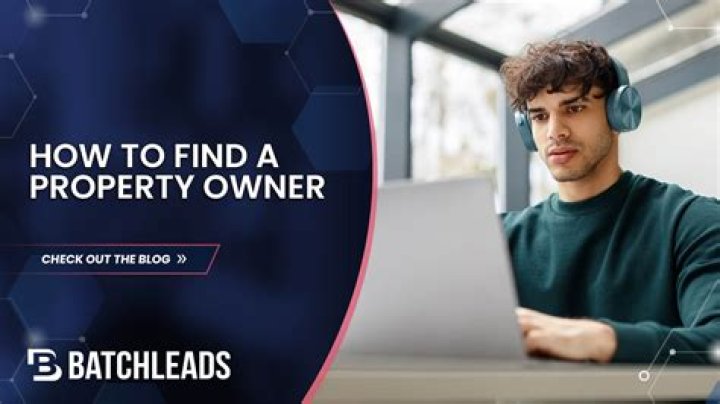 How do I locate the owner of a property?