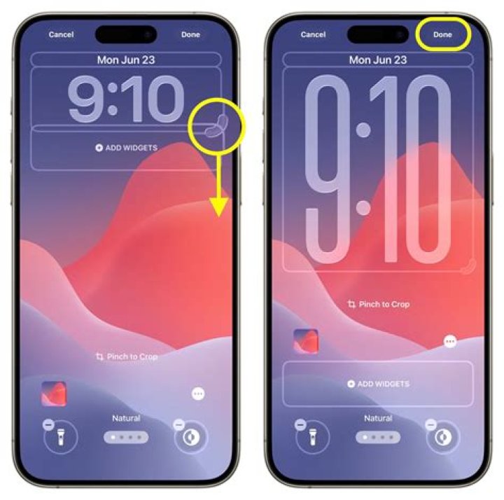 How do I make thumbnails bigger on iPhone?