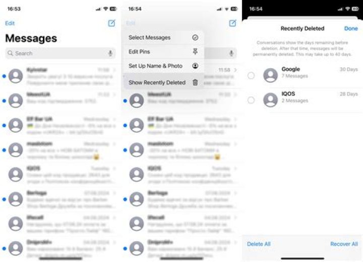 How do I permanently delete text messages?