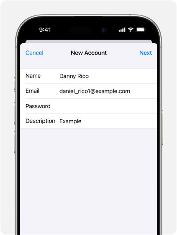 How do I put .edu email on my IPhone?