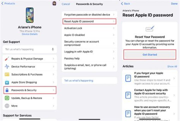 How do I reset my eFiling password?