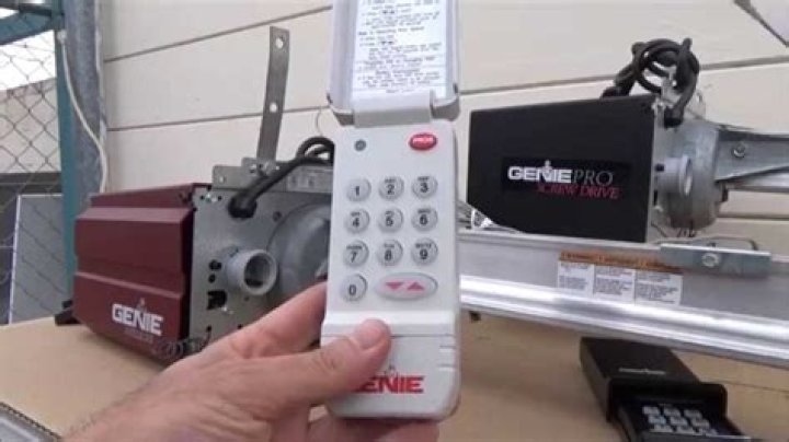 How do I reset my Genie Pro garage door opener?