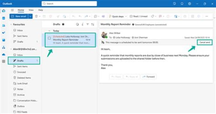 How do I schedule an email to be sent later in Gmail?