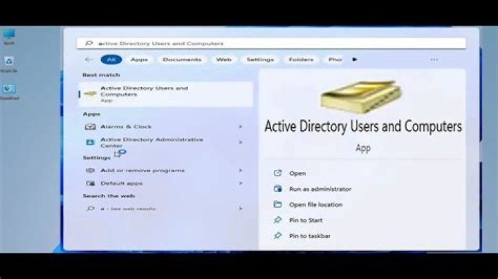 How do I search Active Directory Users and Computers?