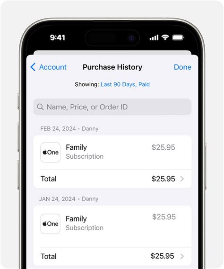 How do I share purchased apps on iPhone?