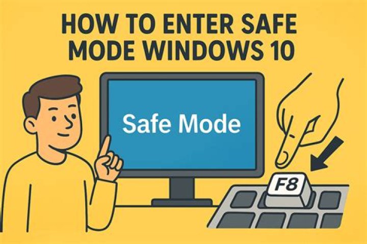 How do I start my Surface Pro 10 in safe mode?