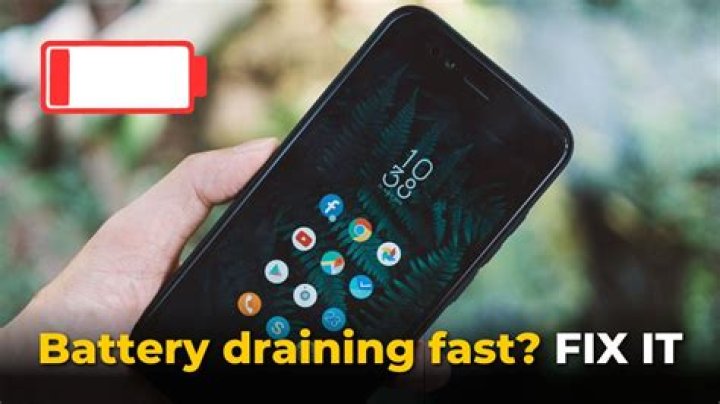 How do I stop my battery from draining so fast?