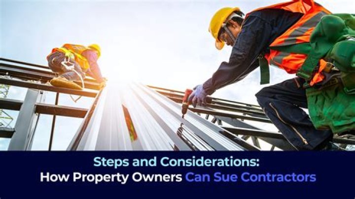 How do I sue a contractor for shoddy work?