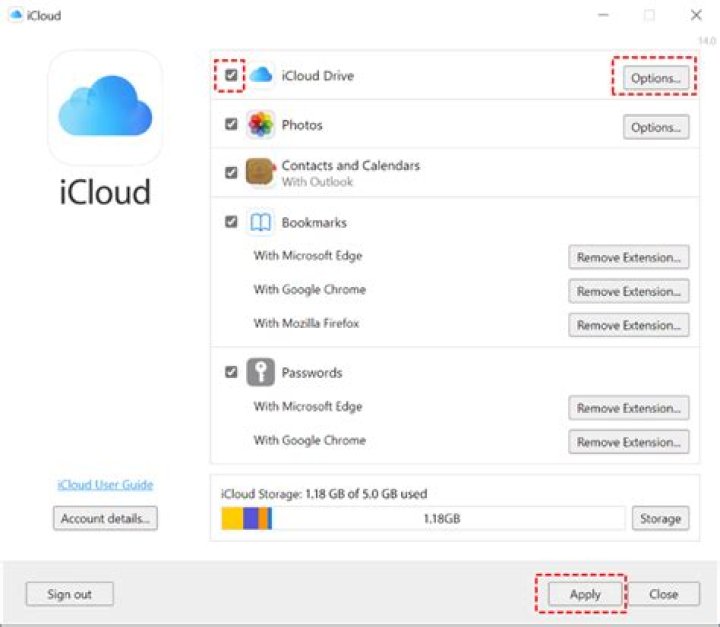 How do I sync devices with iCloud?