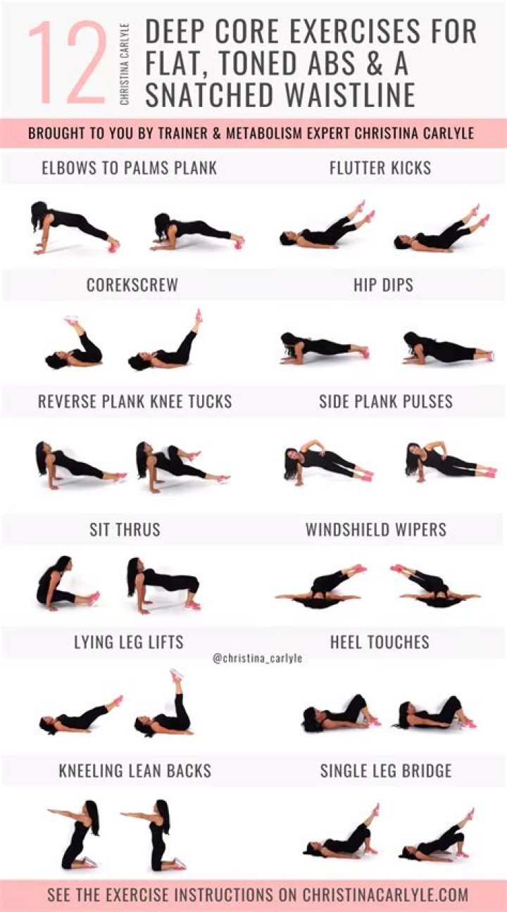 How do I tighten my core during exercise?