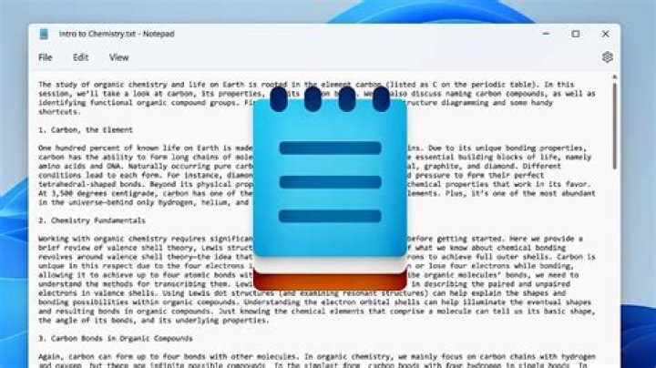 How do I use Notepad in Windows 8?