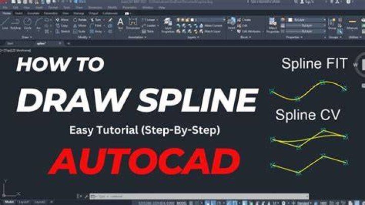 How do I use the spline tool in AutoCAD?