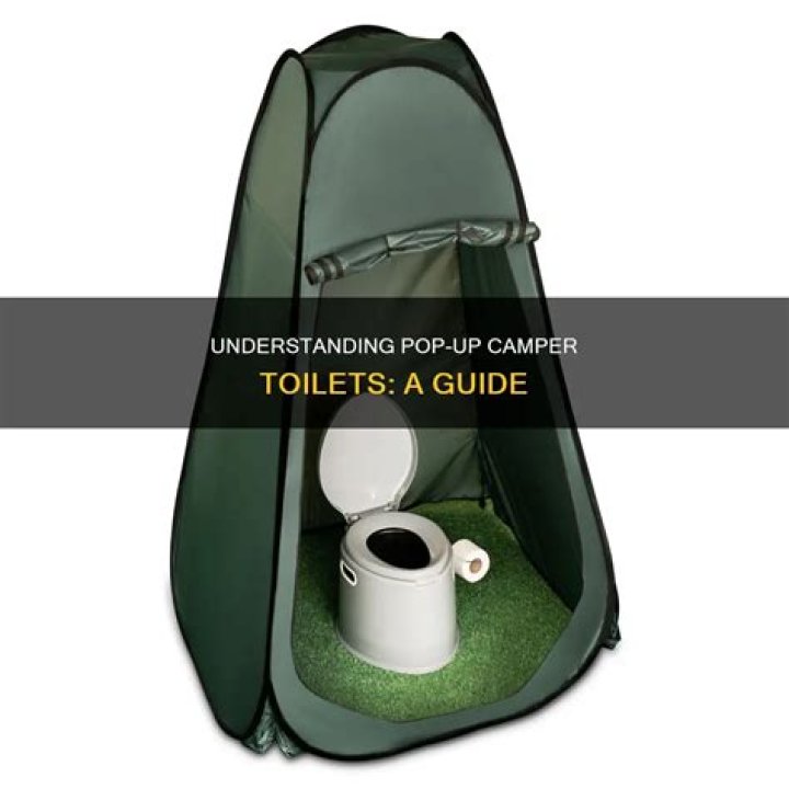 How do pop up camper toilets work?