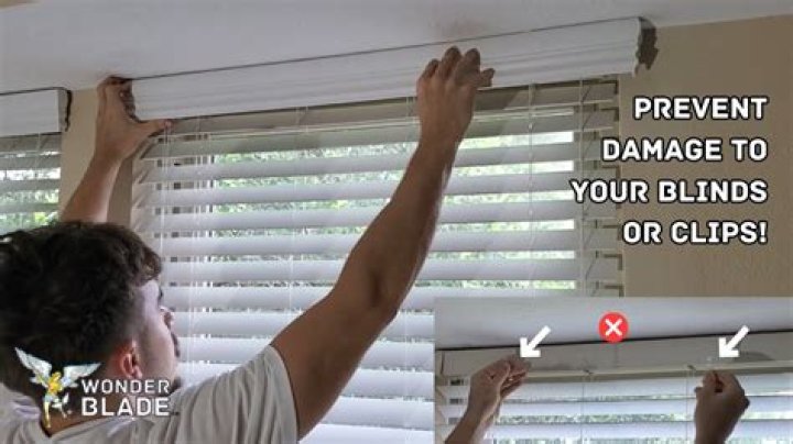 How do you attach Hunter Douglas blinds?