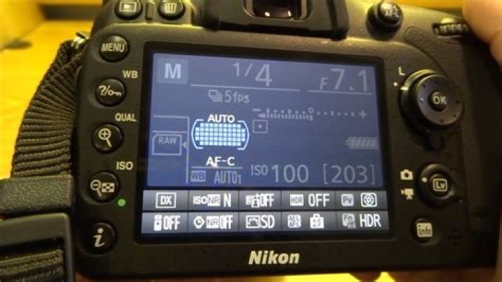 How do you autofocus on Nikon d7100?