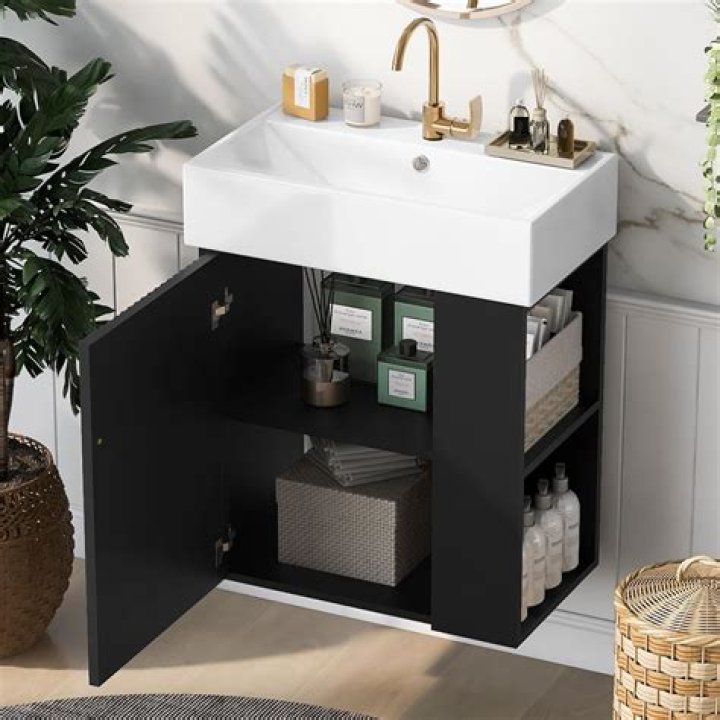 How do you build a bathroom sink cabinet?